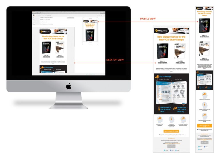 Responsive email design that works on both mobile and desktop